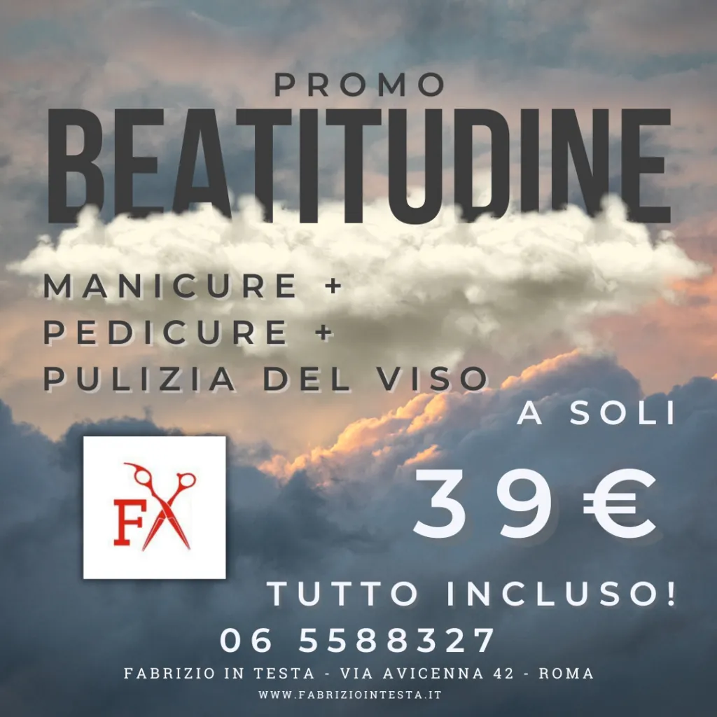 Promo Beatitudine: manicure, pedicure e pulizia del viso a soli 39 euro, tutto incluso